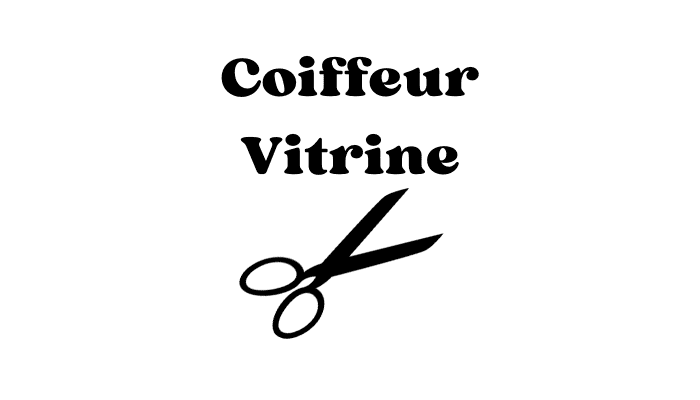 Coiffeur Vitrine